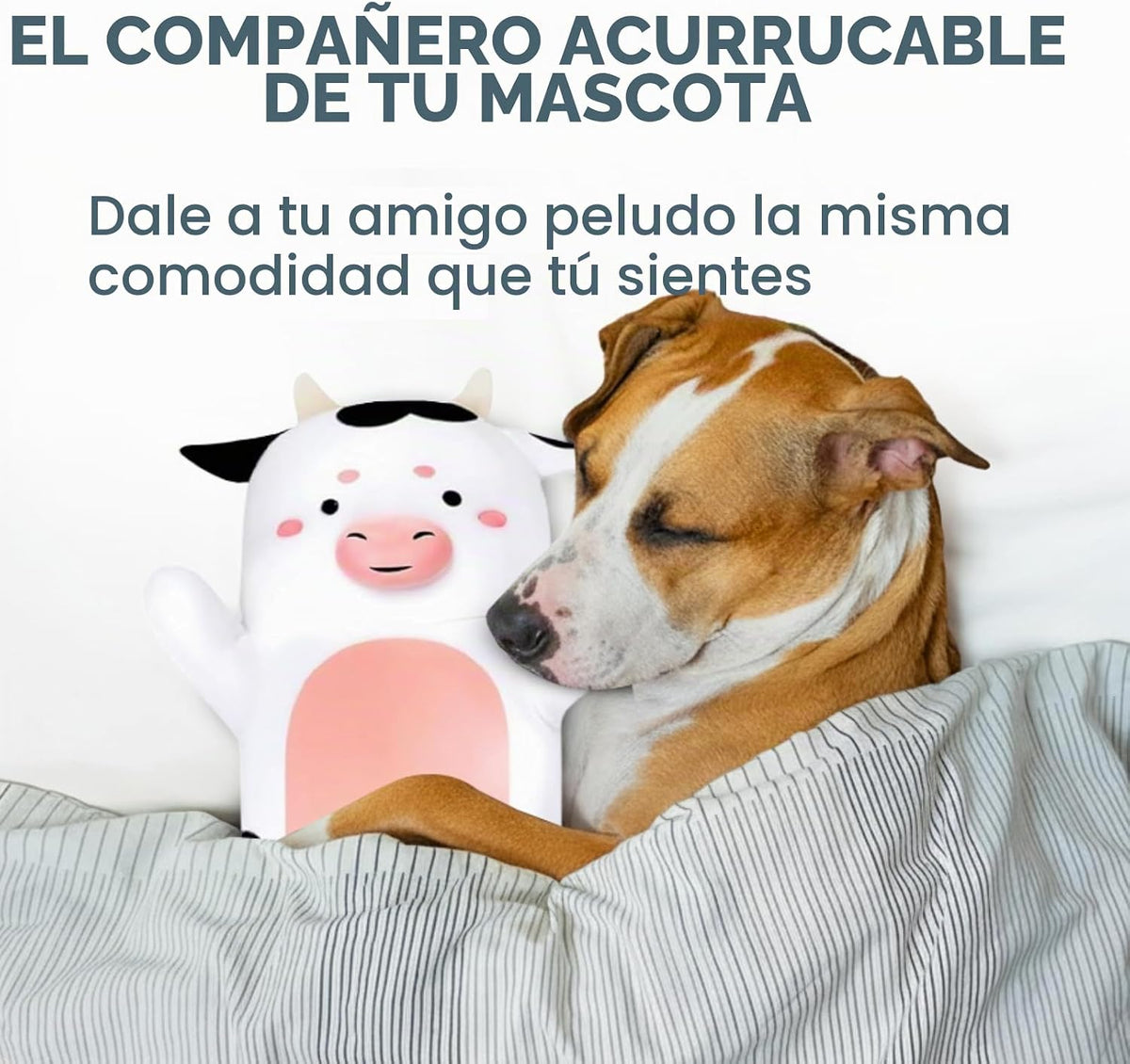 Cuddle Paws Almohada Corporal de Felpa con Estampado de Vaca para N...