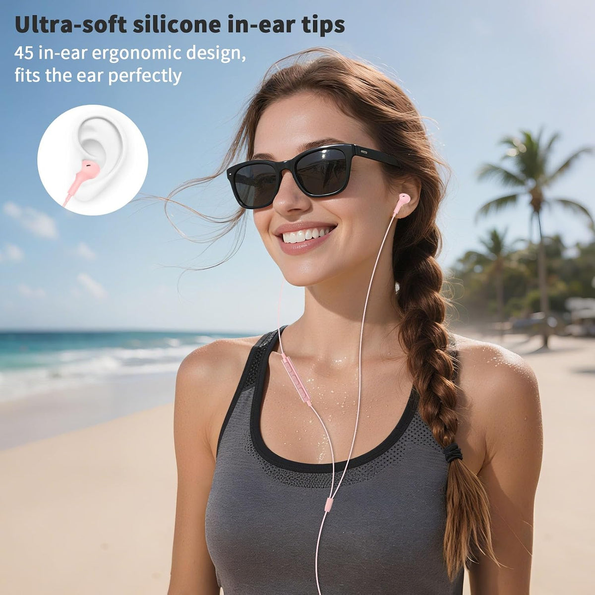 AIAUXAI Auriculares USB con micrófono para PC portátil, auriculares...