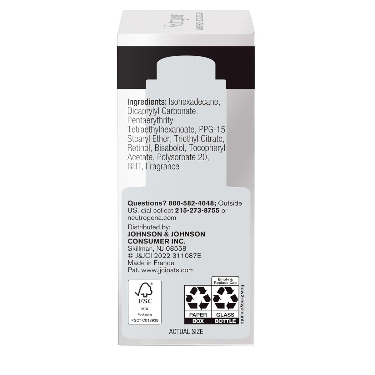 Neutrogena Aceite facial de retinol de reparación rápida de arrugas...