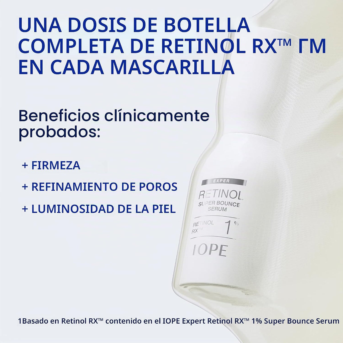 IOPE Expert Retinol RX 1% Super Bounce Serum - Suero facial antienv...