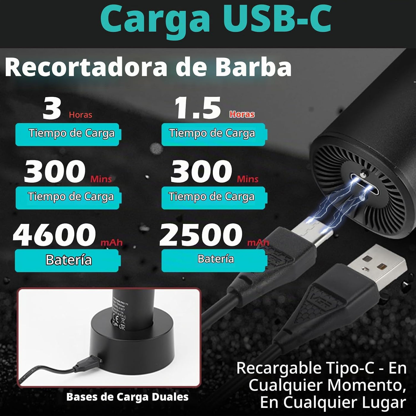 VGR 001 y 977 - Cortadoras de pelo profesionales para hombres, cort...
