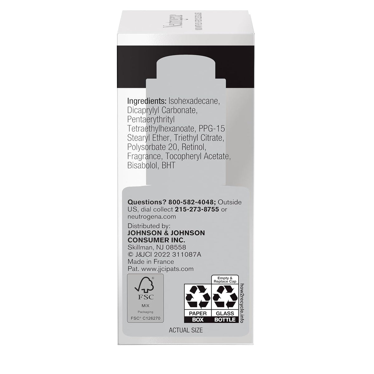 Neutrogena Aceite facial de retinol de reparación rápida de arrugas...