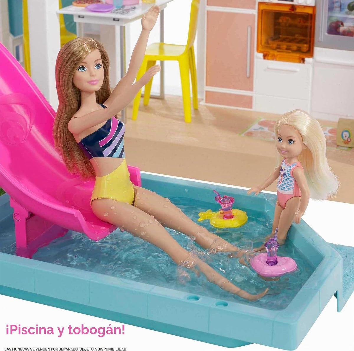 Barbie Juego de casa de muñecas Dreamhouse | Elevador accesible par...
