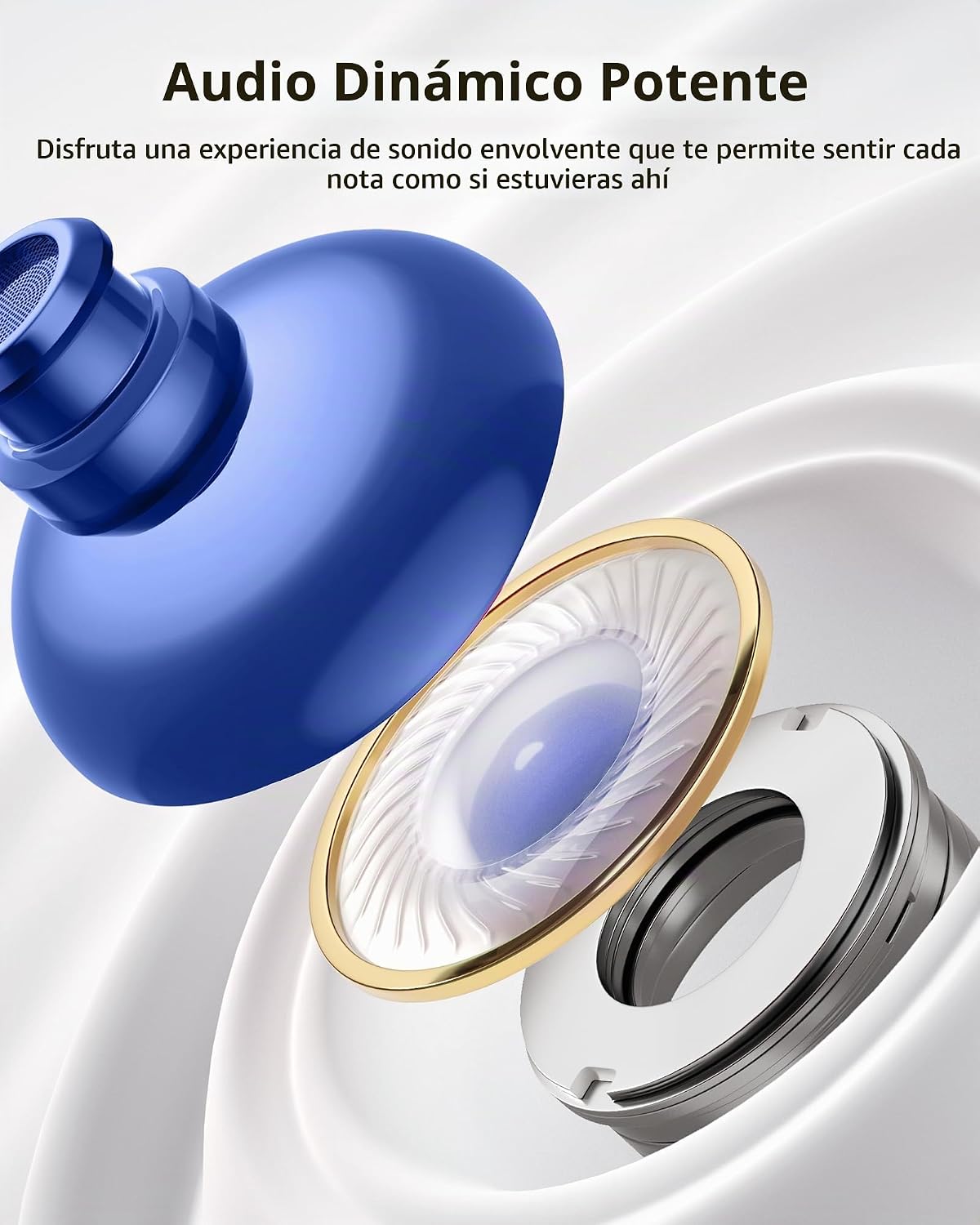PocBuds Auriculares Bluetooth inalámbricos 80 horas de reproducción...