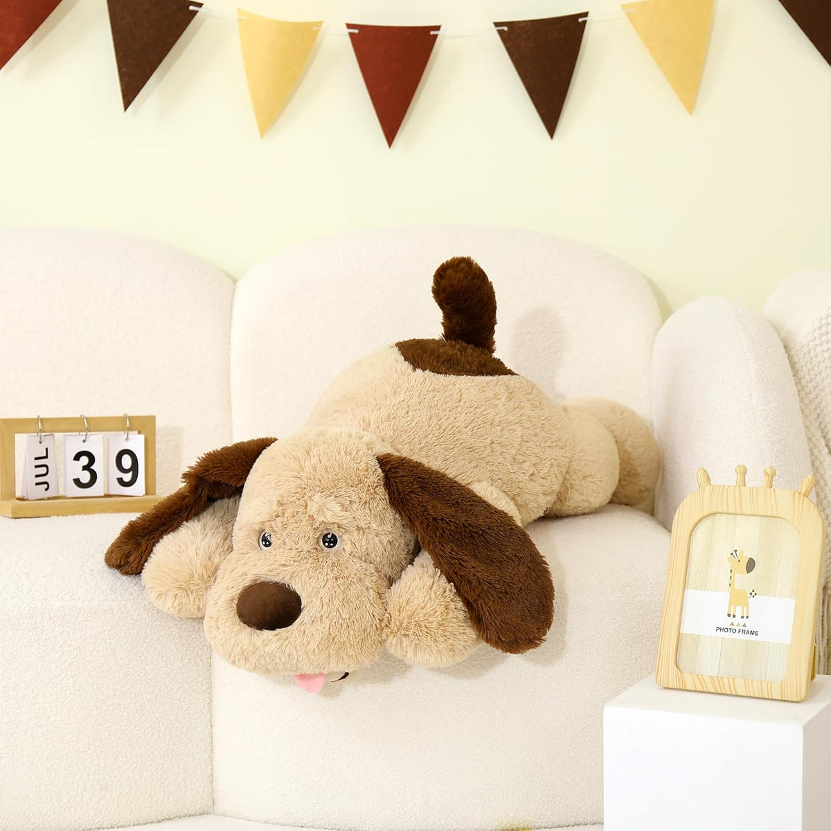 MaoGoLan Peluche de perro gigante, perro de peluche grande de 31 pu...