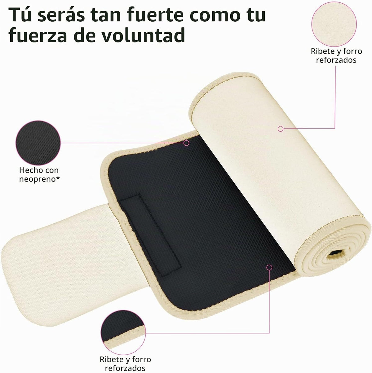 ZPP Entrenador de cintura para mujeres y hombres, banda de sudor de...