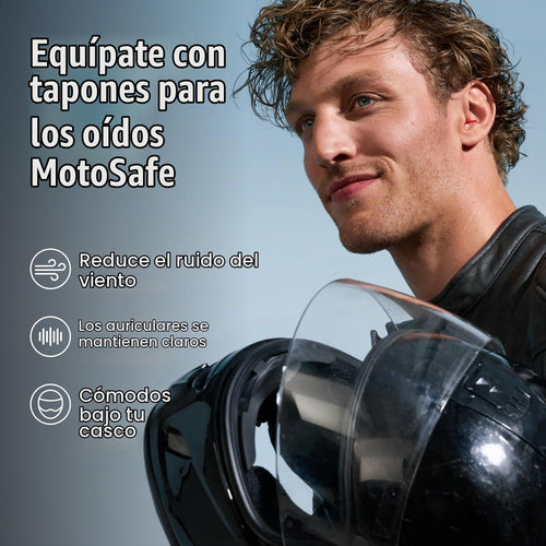 Alpine MotoSafe Sport - Tapones para los oídos de motocicleta para...