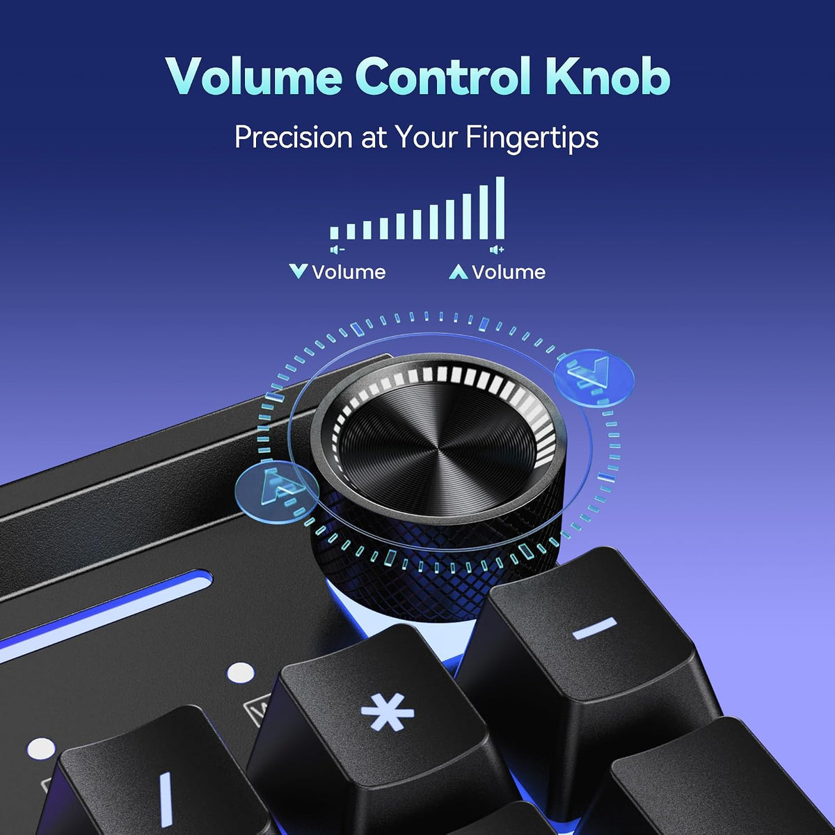 TECKNET Teclado para juegos con cable, teclado RGB de panel metálic...