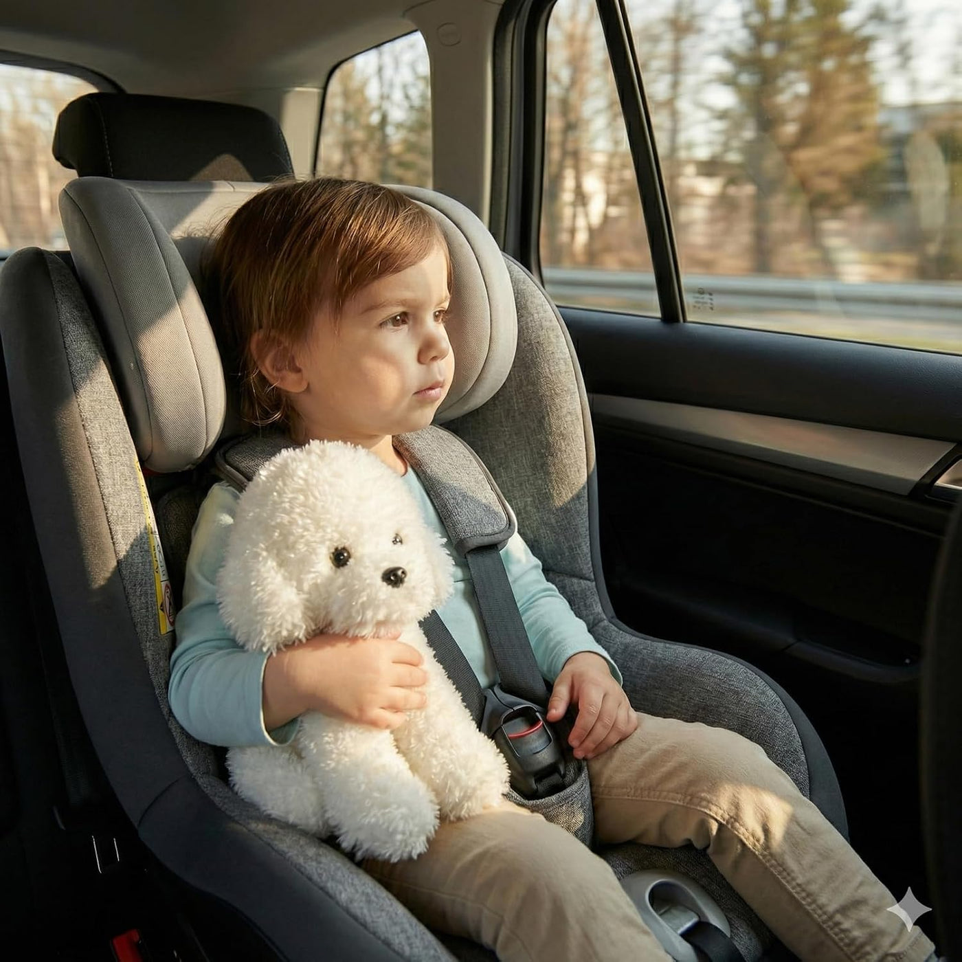 WEIGEDU Cachorro de perro de peluche caniche blanco | Bichon Frise...