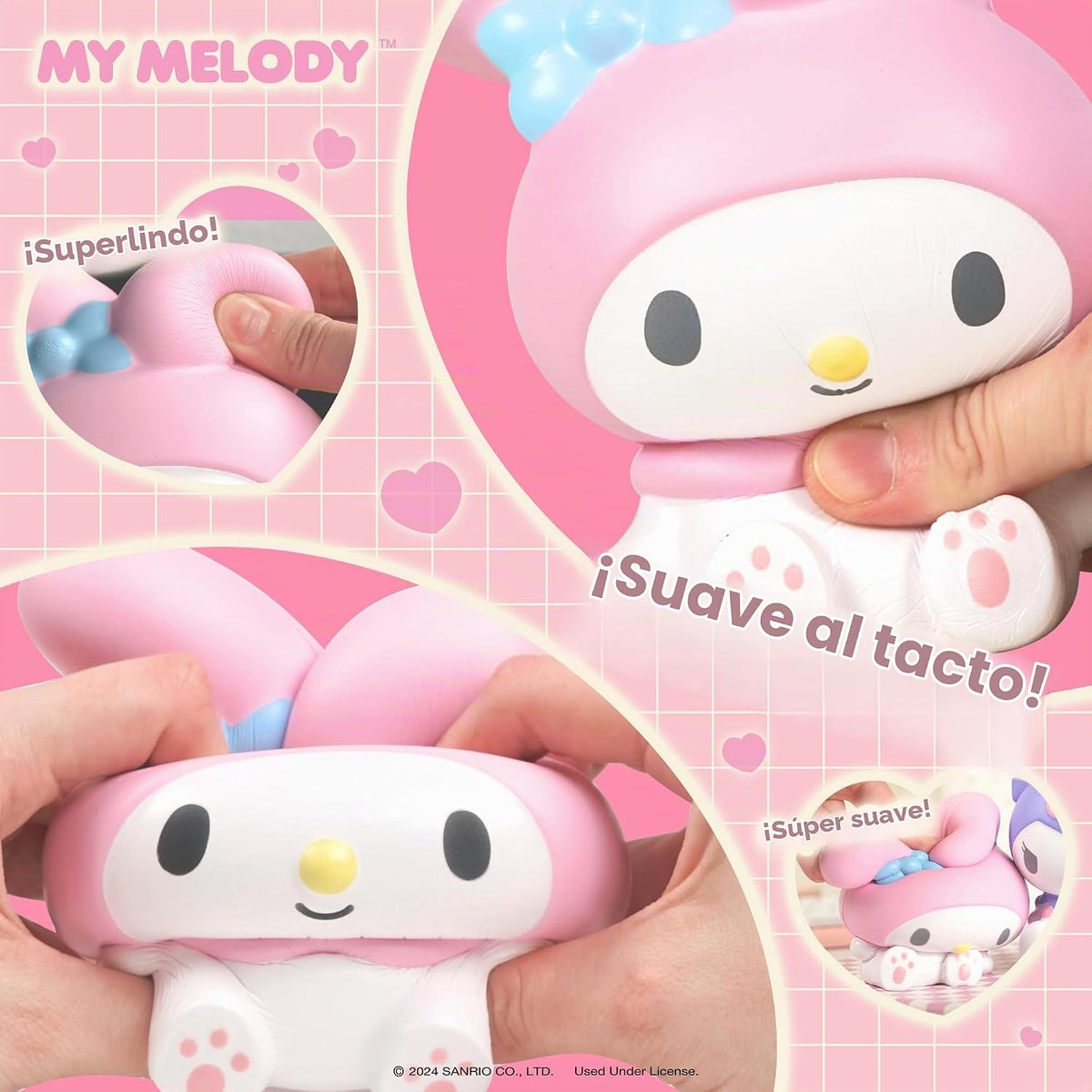 Hamee SquiSHU Buddy Hello Kitty and Friends My Melody, lindo regalo...