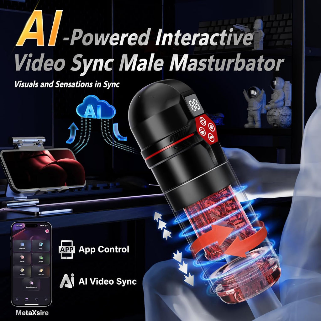 Mrgras Bomba de pene masturbador masculino \u2013 AI Sync Juguetes...