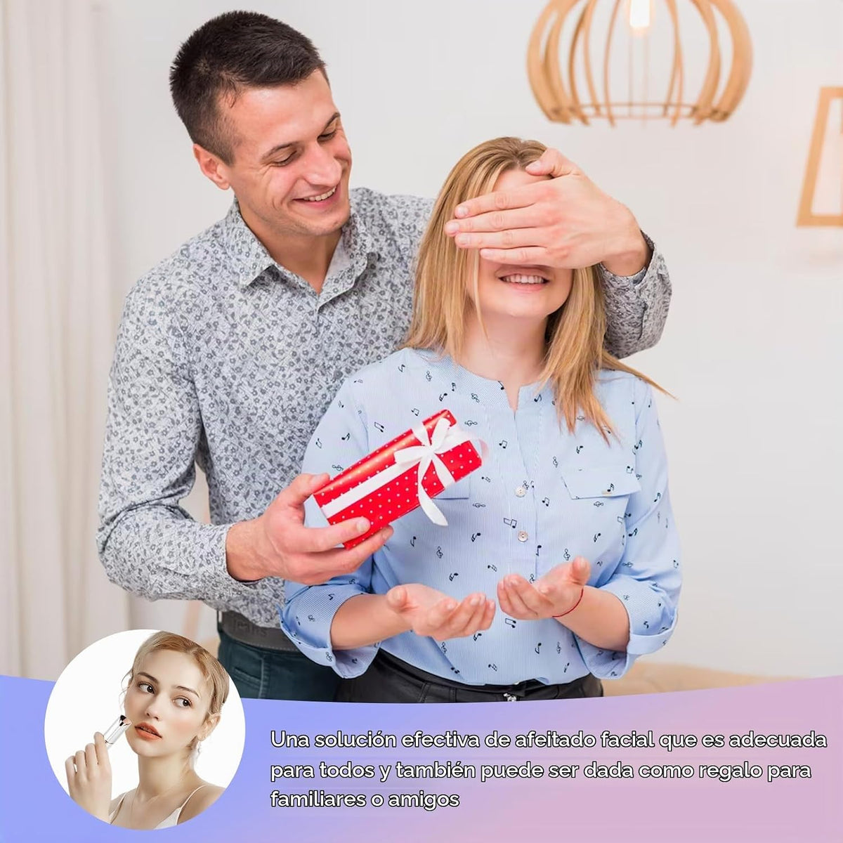 Removedor de vello facial para mujeres - visto en la TV, afeitadora...