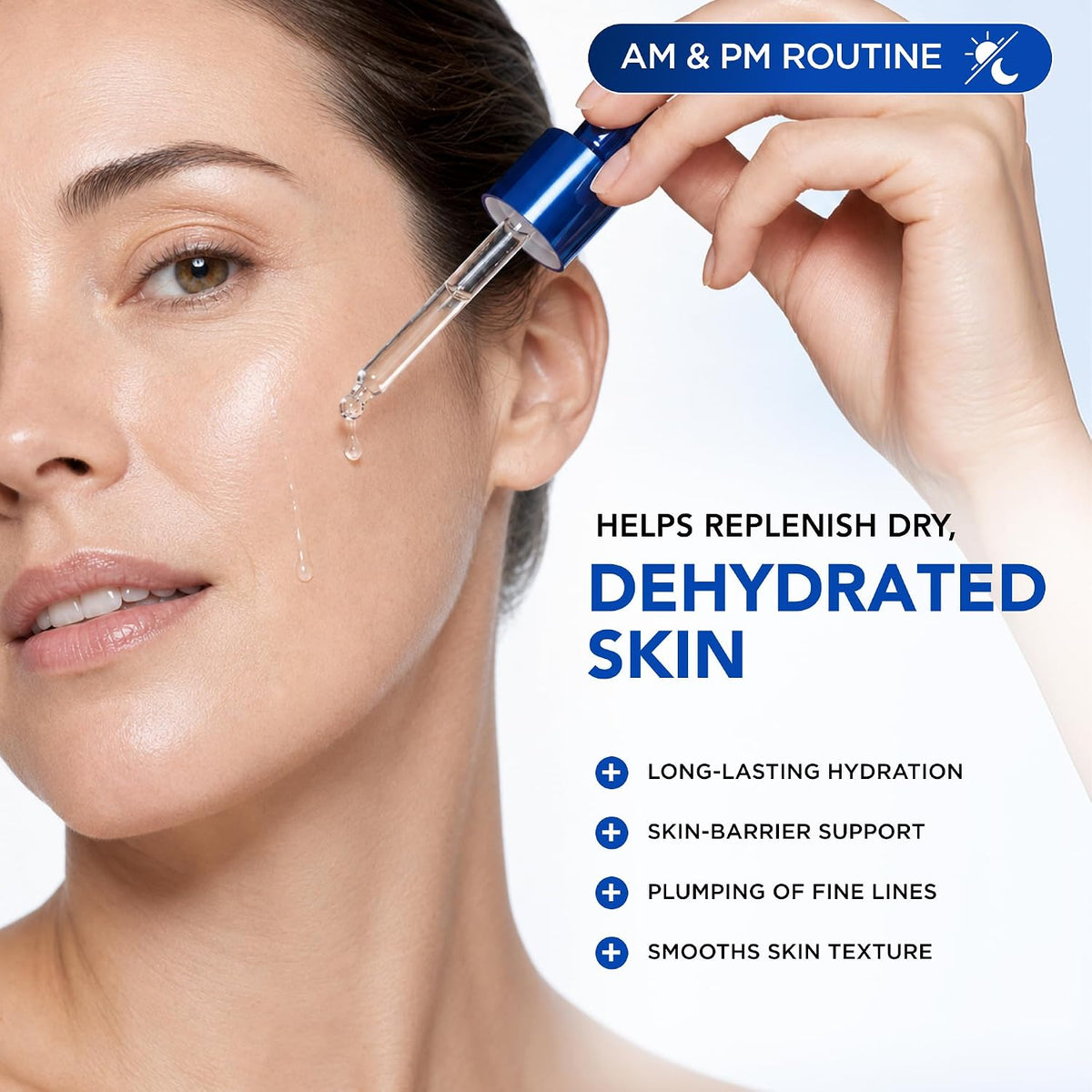 Clear Beauty Suero de ceramida y ácido hialurónico para cara, derma...