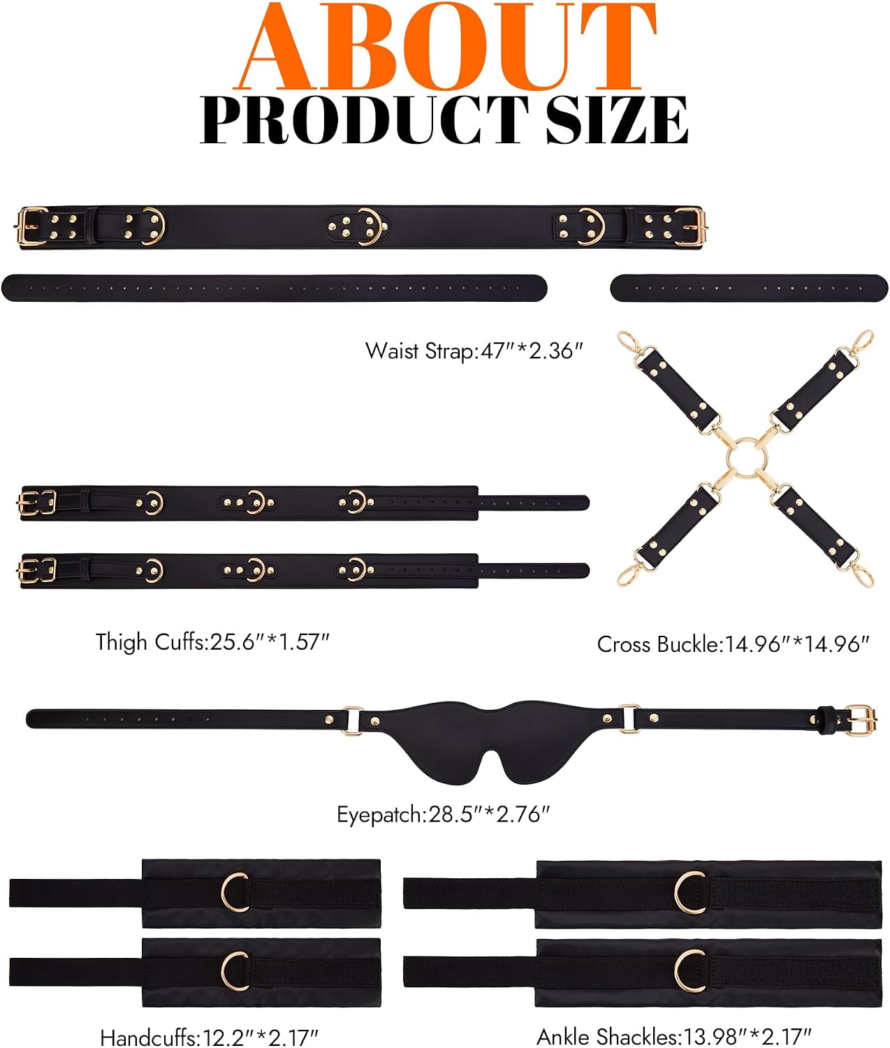 UTIMI Sex Bondage BDSM Kit de Restricciones para Adultos SM Juego d...