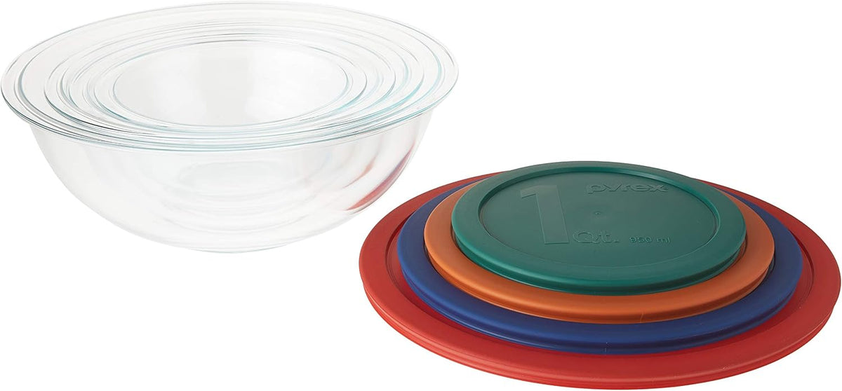Pyrex Smart Essentials juego de tazones, Multicolor
