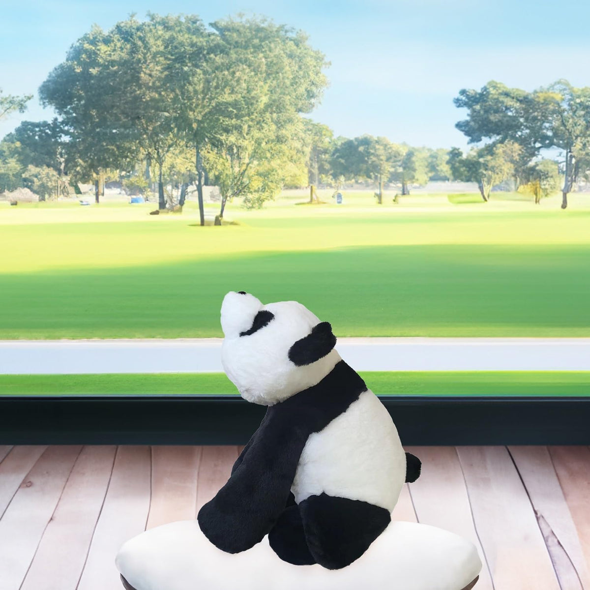 FoxVilla Animales de Peluche Ponderados de Panda de 4 libras, Anima...