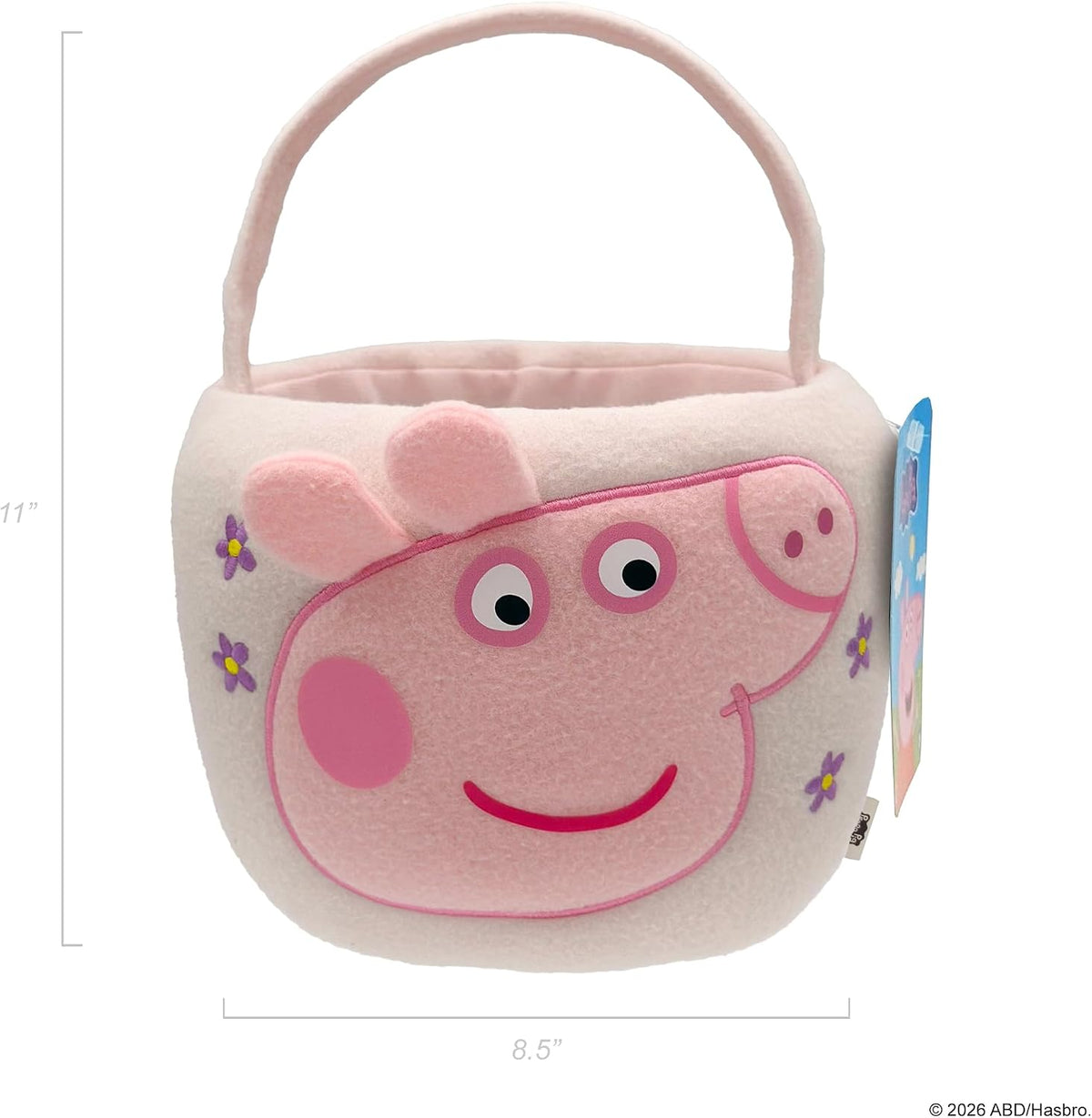 Megatoys Peppa Pig - Cubo de felpa para Halloween