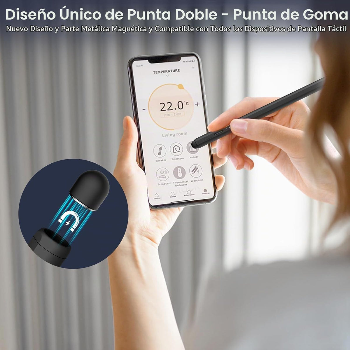 Lápiz óptico para iPad, lápiz de carga rápida de 13 minutos para Ap...