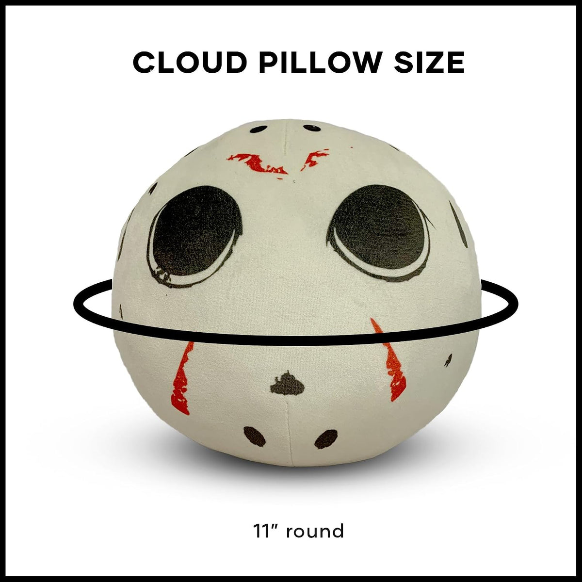 Northwest Warner Bros Jason Máscara de Halloween almohada de nube d...