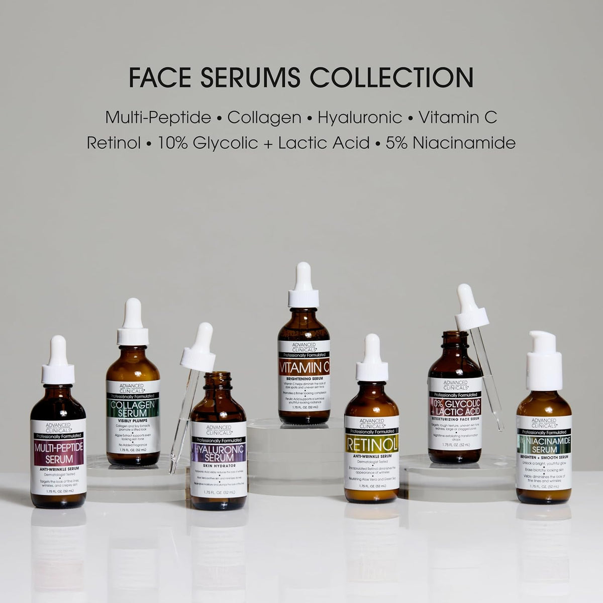 Advanced Clinicals - Suero de retinol para el rostro + hidratante d...