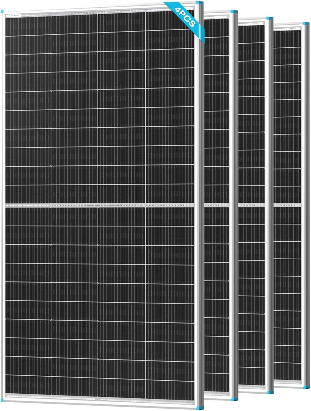 Renogy Panel solar bifacial 800W tipo N, 16BB 25% de alta eficienci...