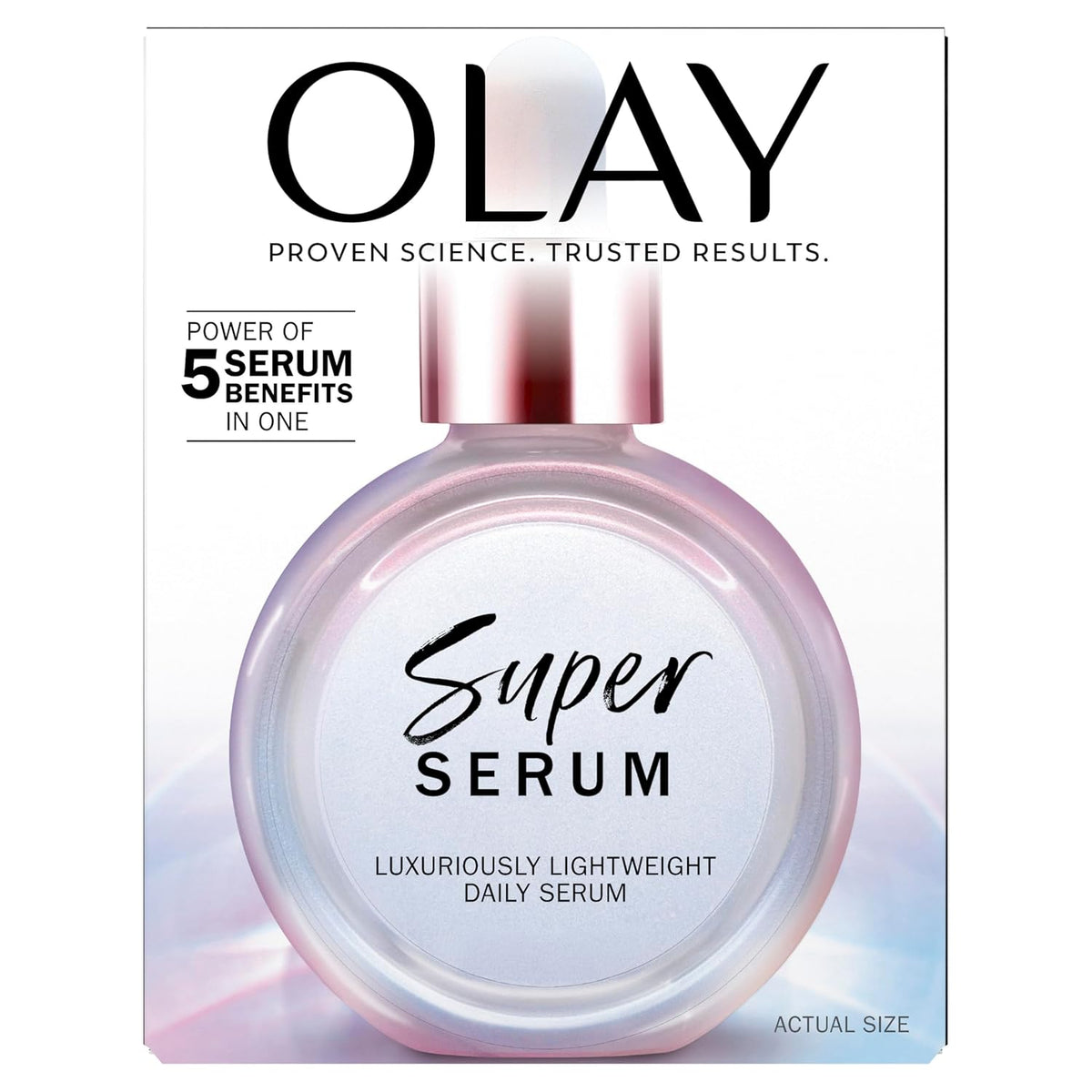 Olay Super Serum - Suero brillante para la cara, niacinamida activa...