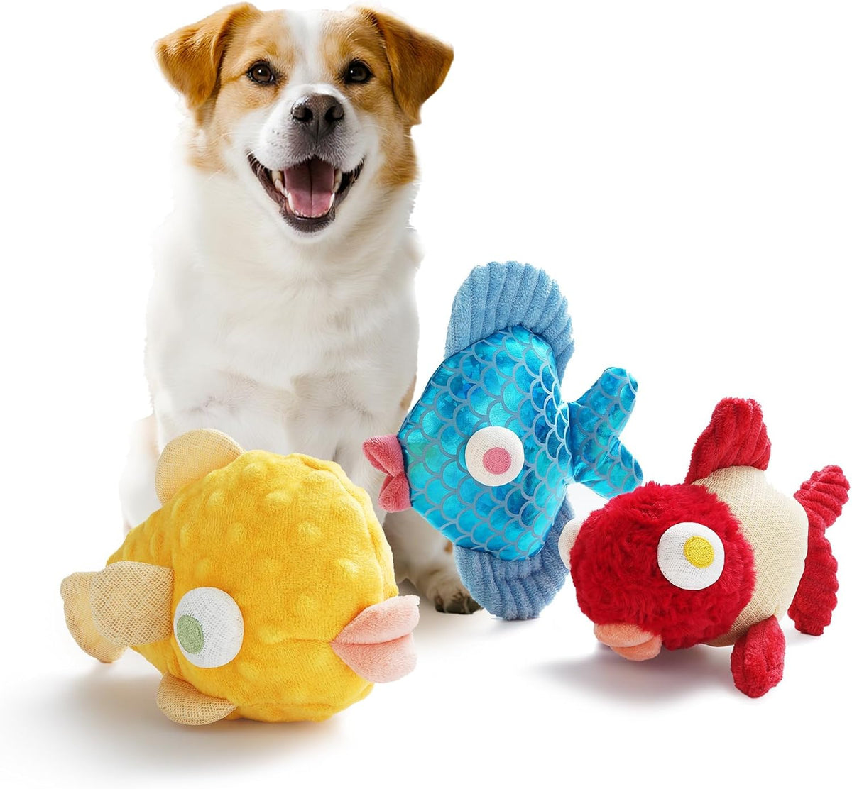 Nocciola - Juguetes resistentes para perros, juguetes chirriantes p...