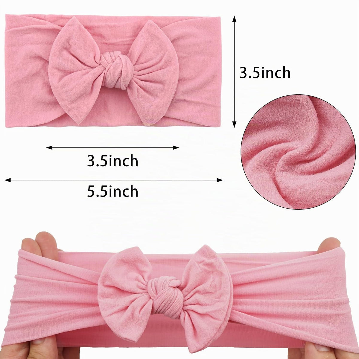 JOYOYO - Diademas de turbante ancho y suave de 3 colores con lazo p...