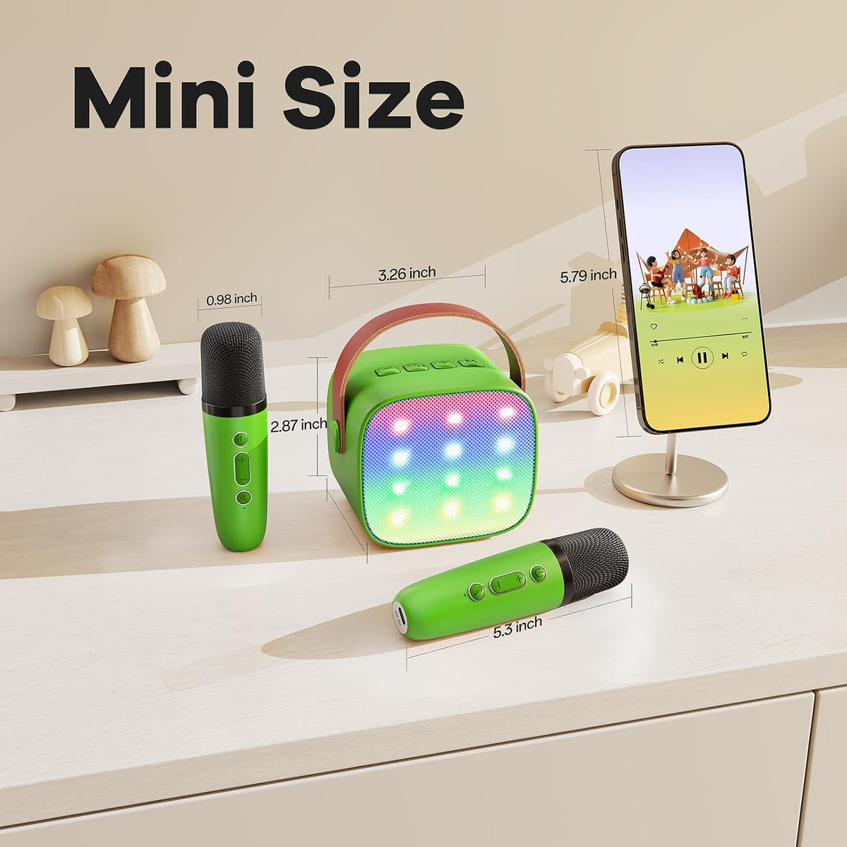 YLL Mini Máquina de Karaoke para Niños y Adultos, Altavoz Bluetooth...
