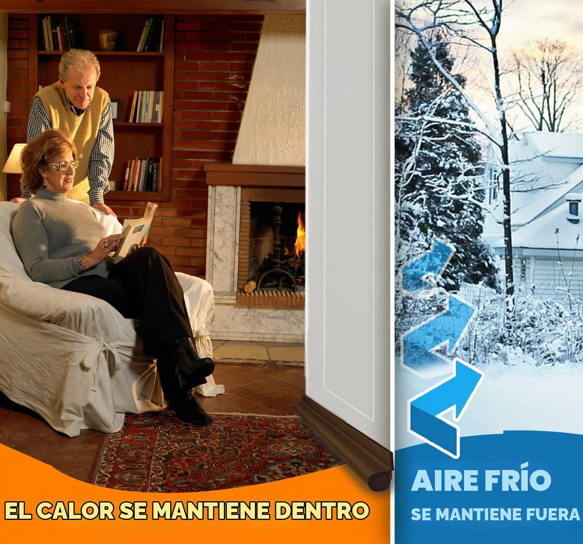 MAXTID Burletes para Puertas de 36 pulgadas, Tira de Sello Inferior...
