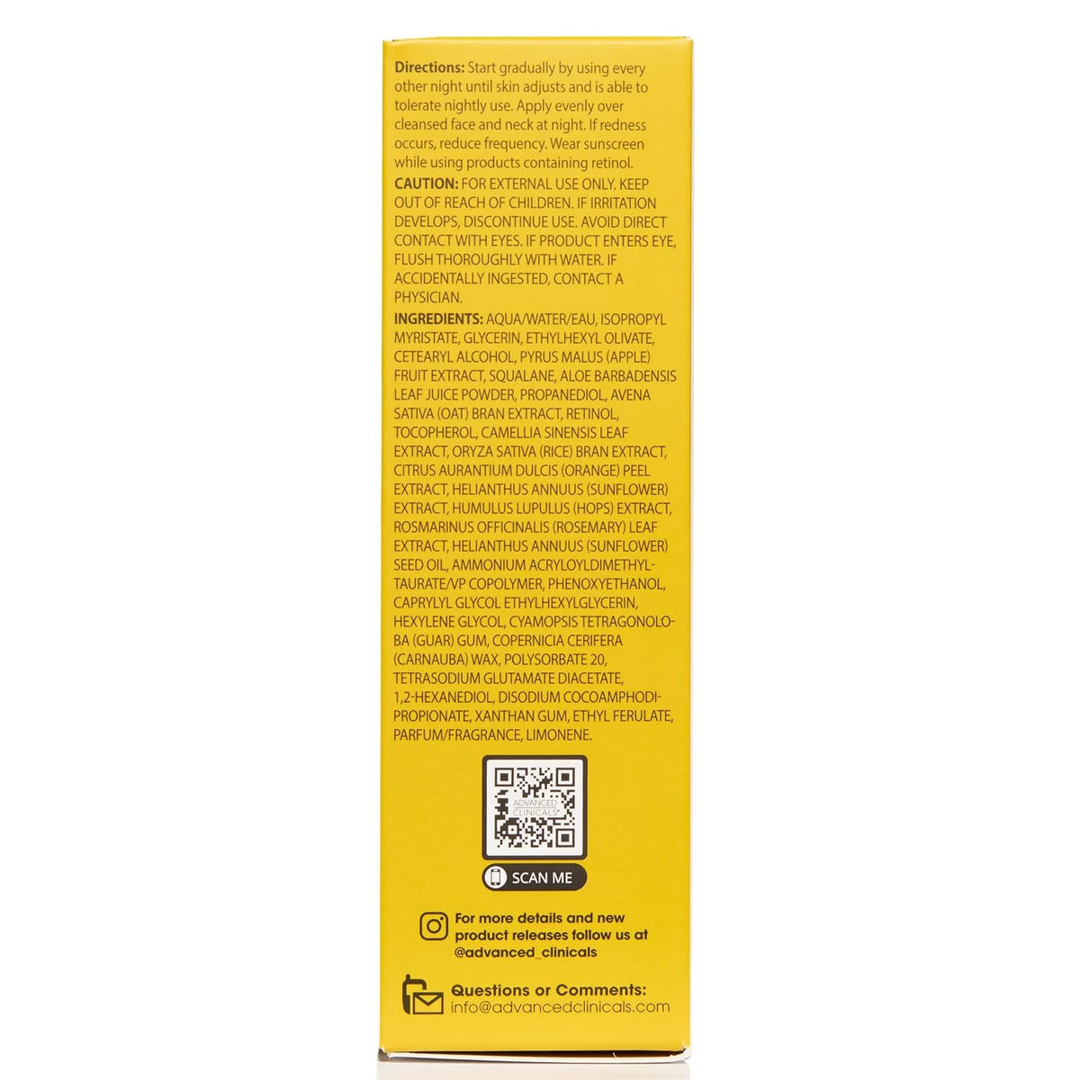 Advanced Clinicals Suero de retinol para la cara | Suero de retinol...