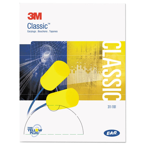 3M Tapones para los oídos, E-A-R Classic 311-1101, 200 pares de tap...