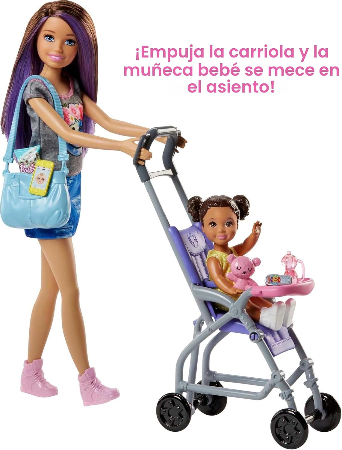 Barbie Skipper Babysitters Inc Juego de 2 muñecas y accesorios con...