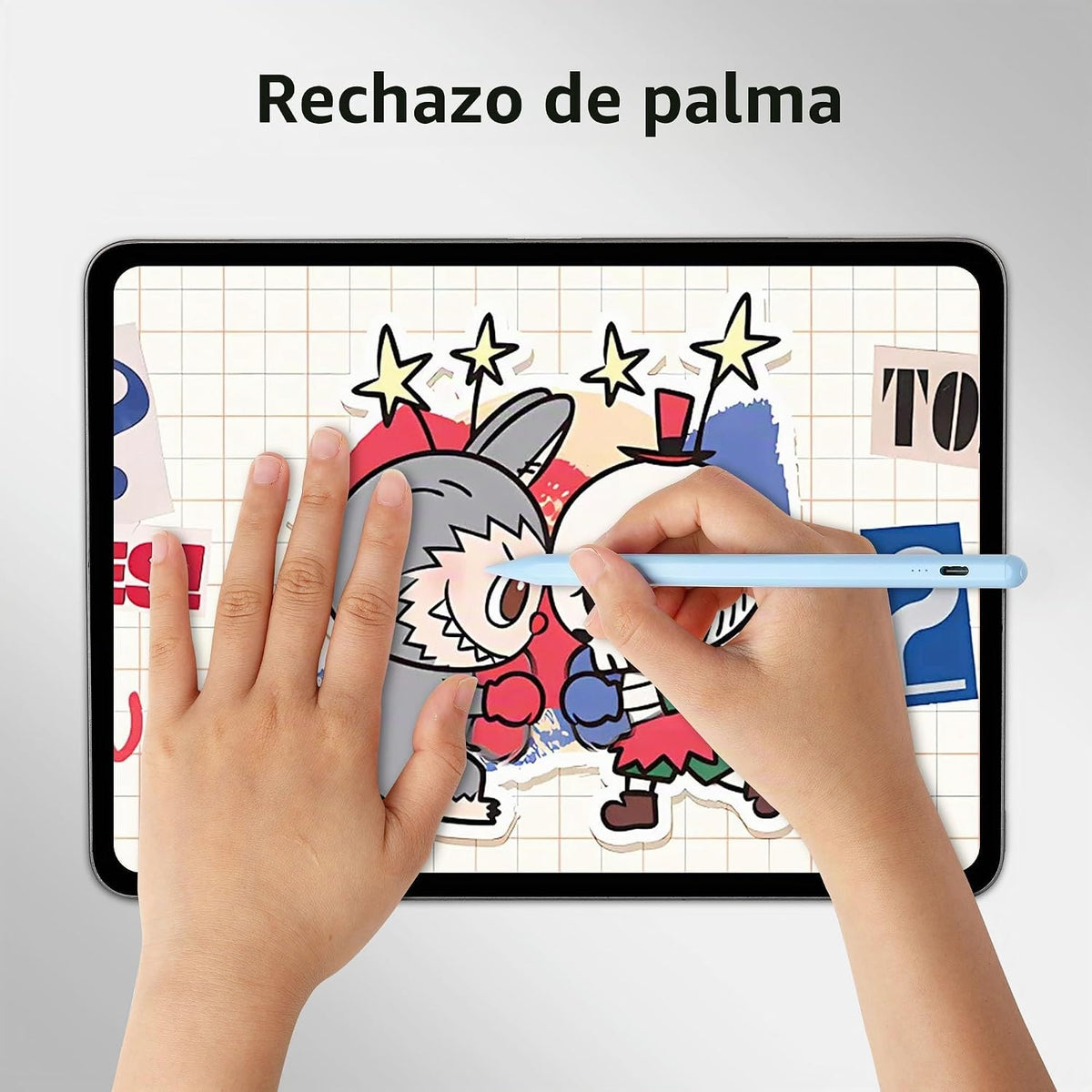 Lápiz para Apple, rechazo de palma con sensibilidad a la inclinació...