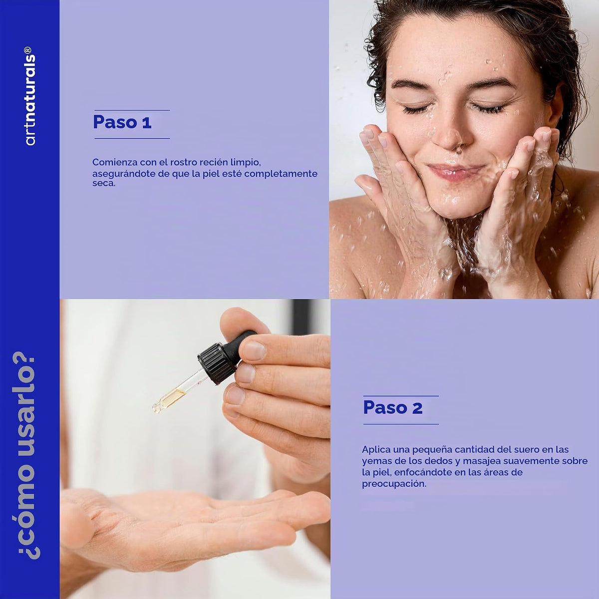 ArtNaturals - Suero facial de ácido glicólico, vitamina C y aloe ve...