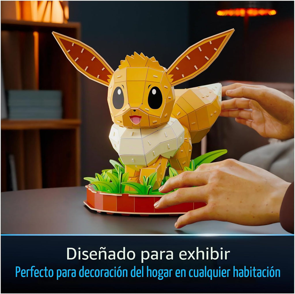 4D Build Pokémon Eevee - Kit de modelo de rompecabezas 3D, decoraci...