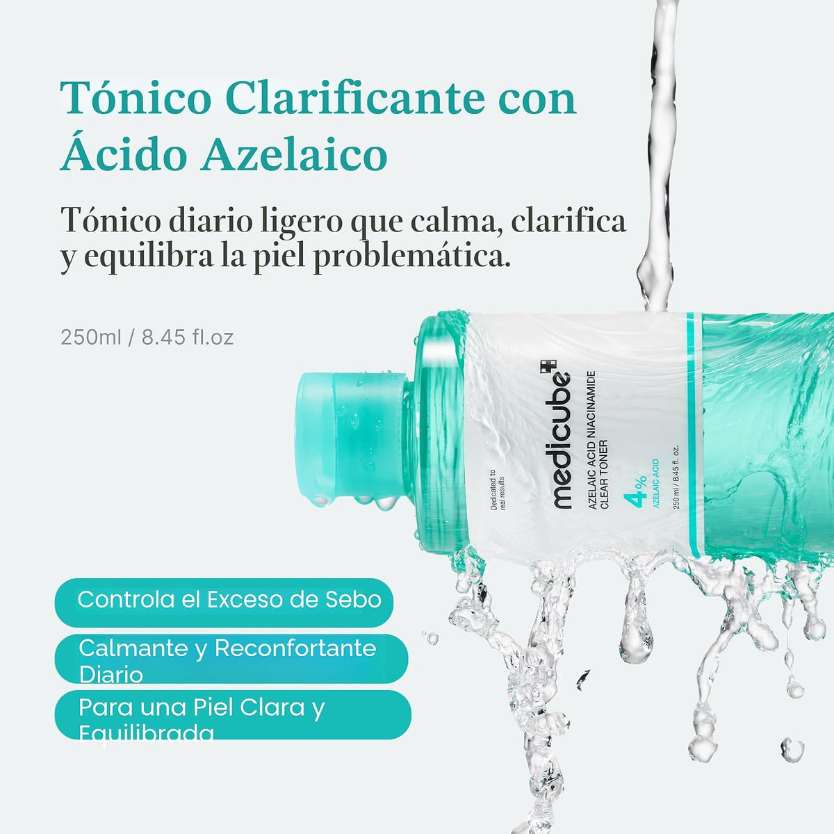 Tónico clarificante de niacinamida y ácido azelaico de medicube | C...
