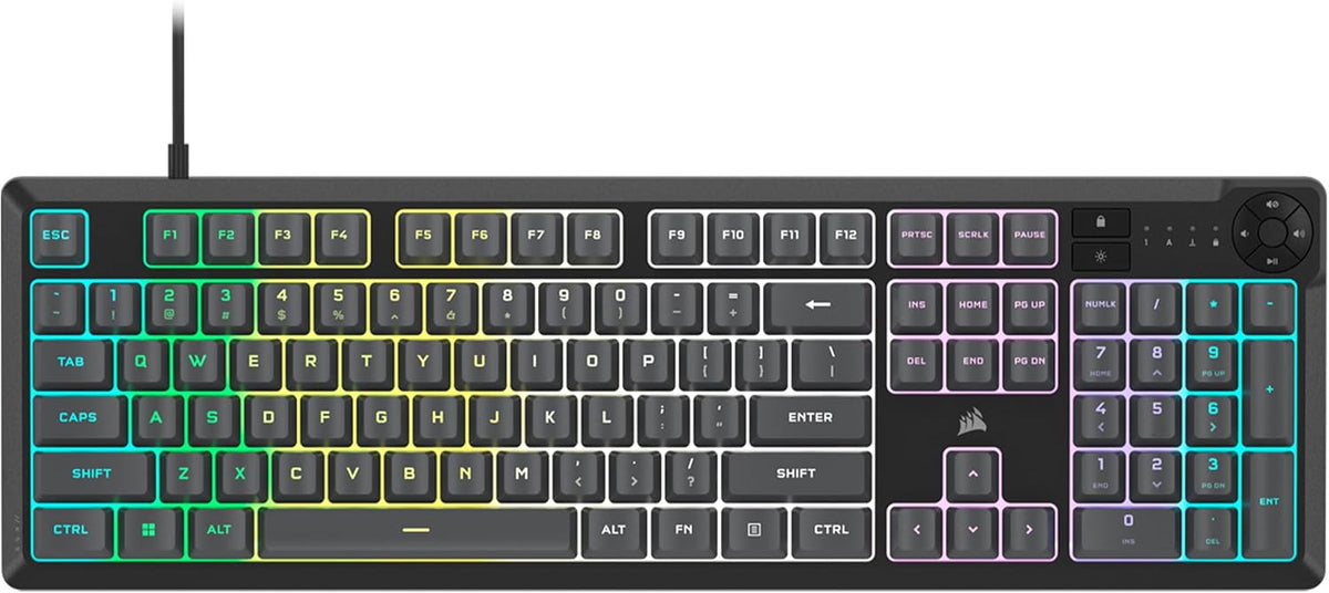 Corsair K55 CORE RGB Teclado de membrana para juegos con cable \u20...
