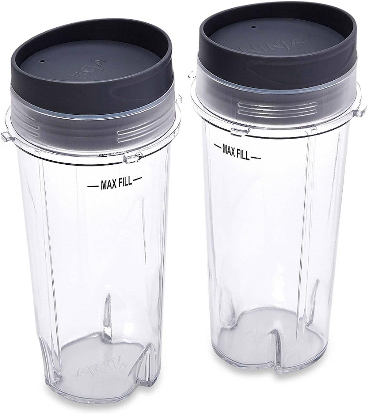 Nutri Ninja - Vasos individuales de 16 onzas con tapas para Ninja B...
