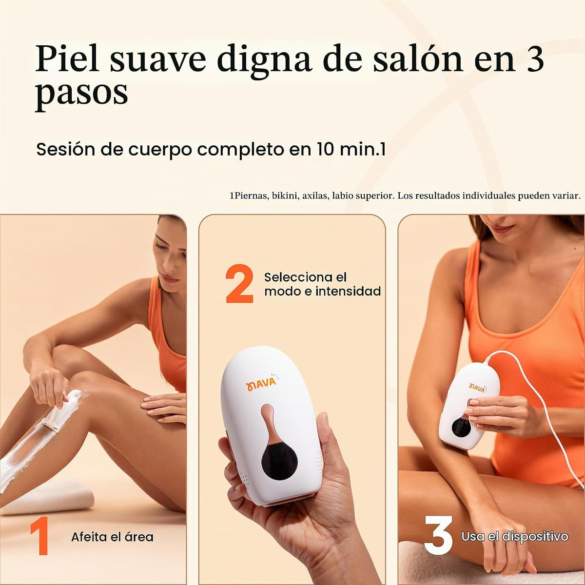 Navaskin Mini Pro - Dispositivo de depilación IPL para mujeres y ho...