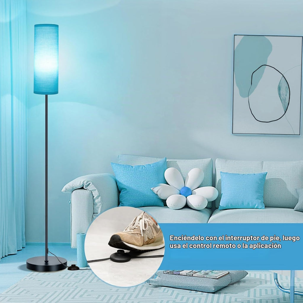 FRIDEKO HOME Lámpara de pie, iluminación ambiental que cambia de co...