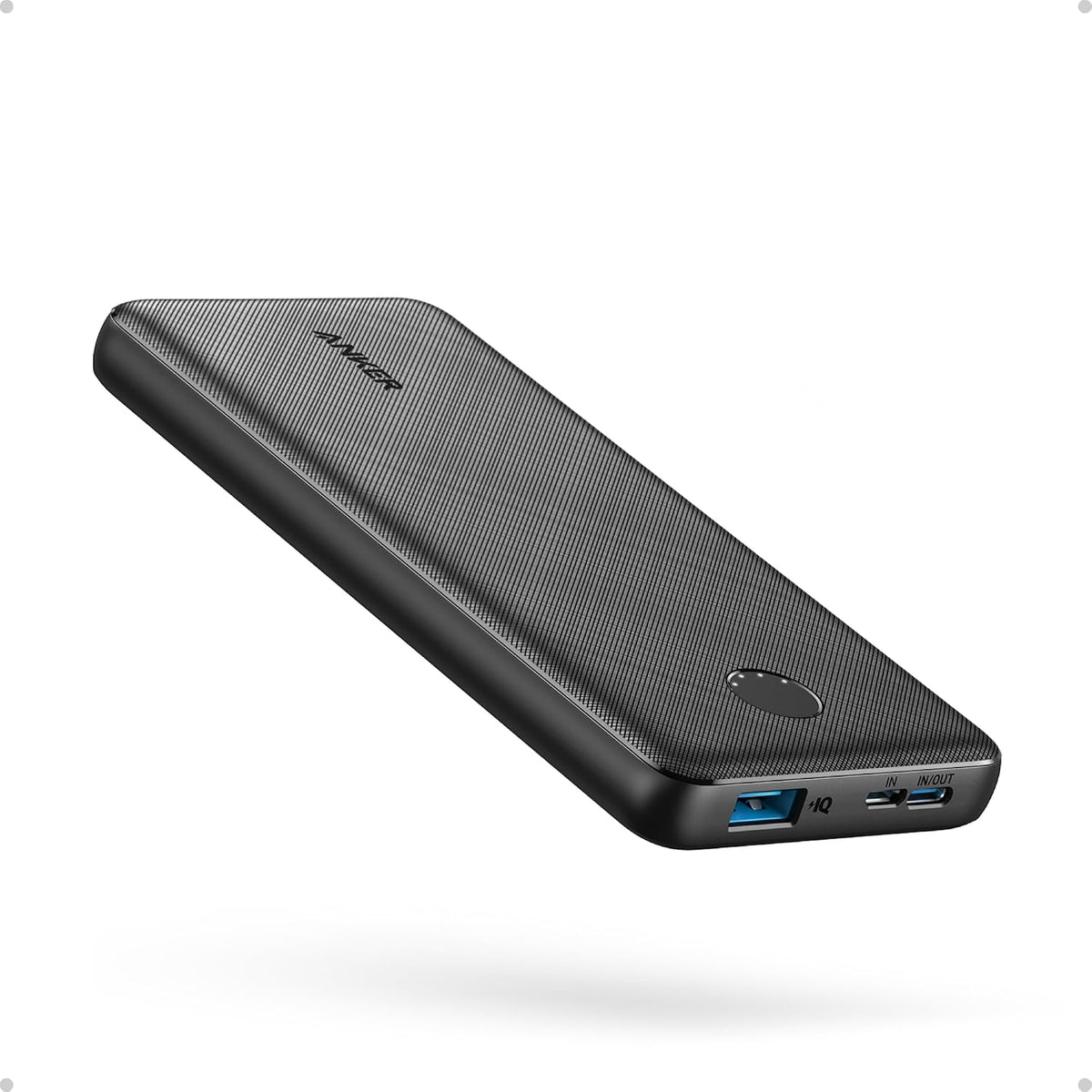 Anker Power Bank, cargador portátil de 10,000 mAh, batería PowerIQ...