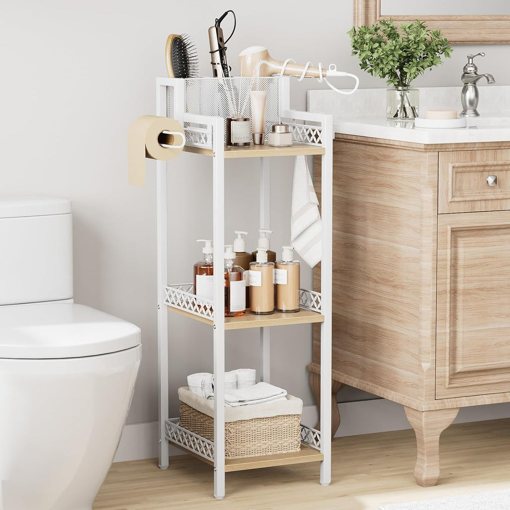 FURFUN - Estante de almacenamiento delgado para baño, organizador d...