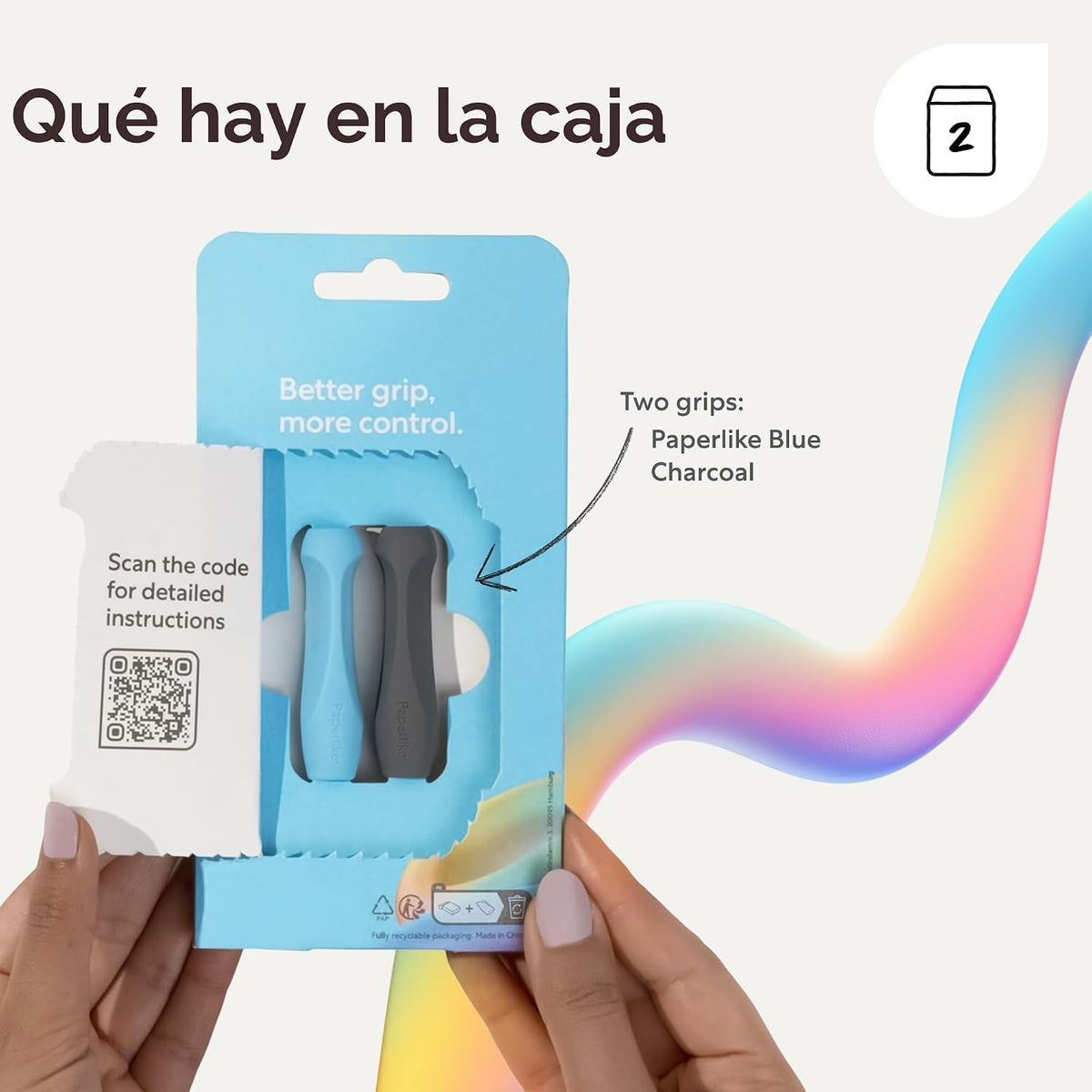 Empuñaduras Paperlike® para Apple Pencil de 1.ª y 2.ª generación, U...