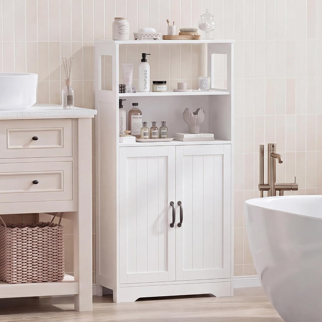 GRUSIGN Armario de almacenamiento de baño de 43.3 pulgadas de alto...