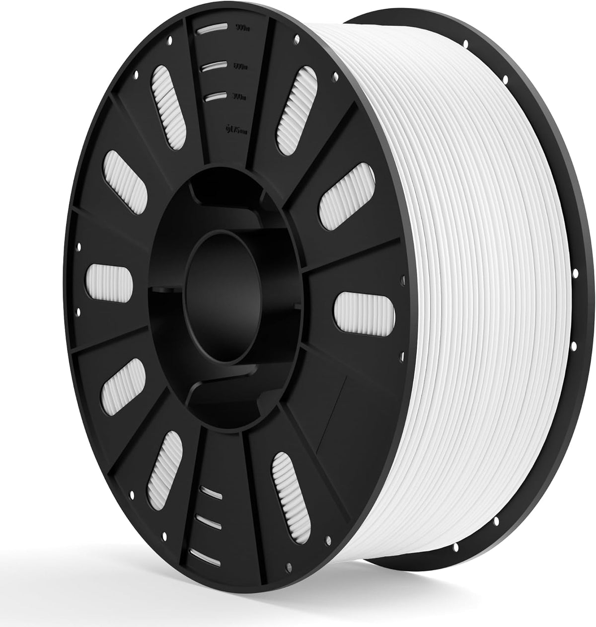 ELEGOO Filamento PLA para impresora 3D de 0.07 in, color blanco, 6....