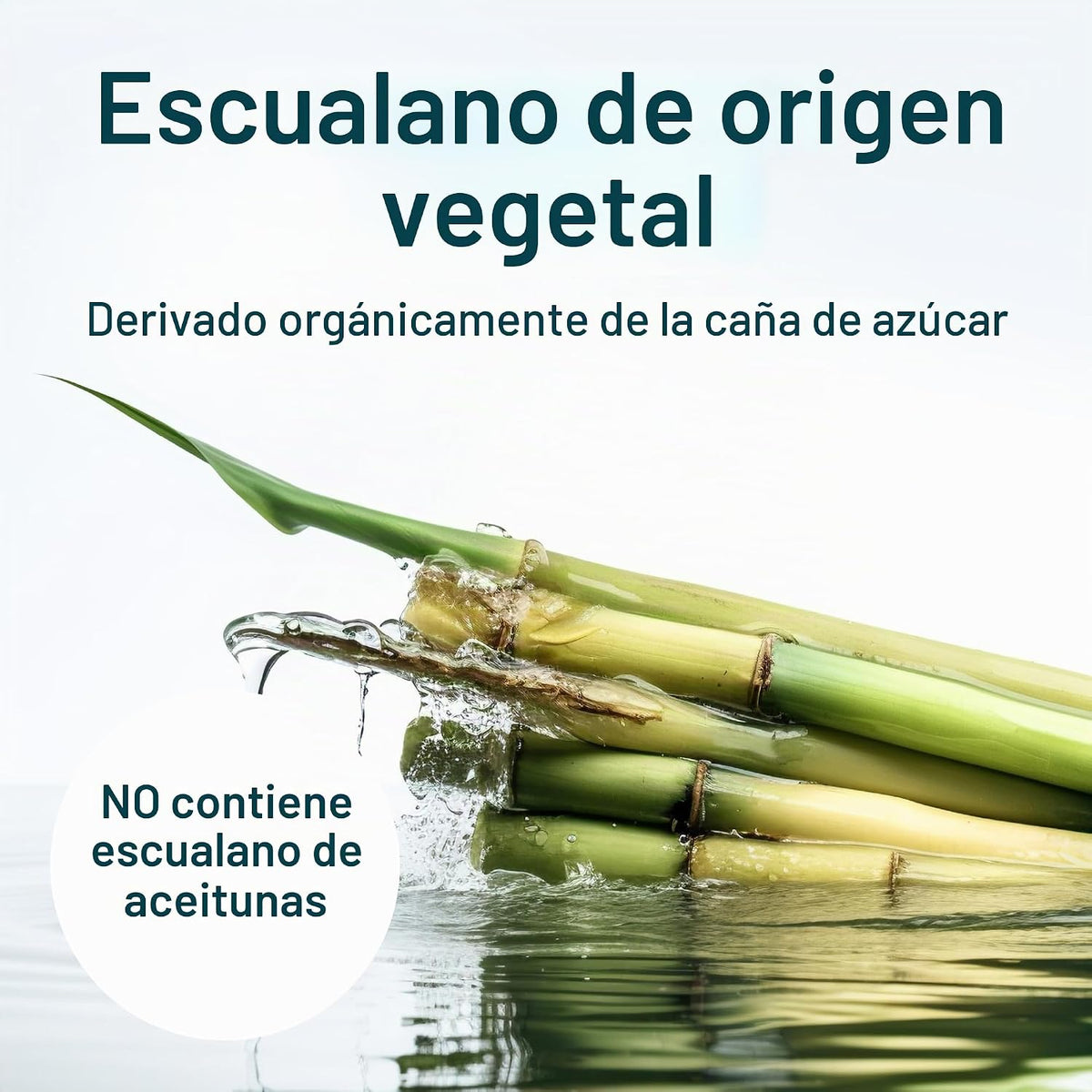 Aceite de escualano puro a base de plantas potenciado con vitamina...