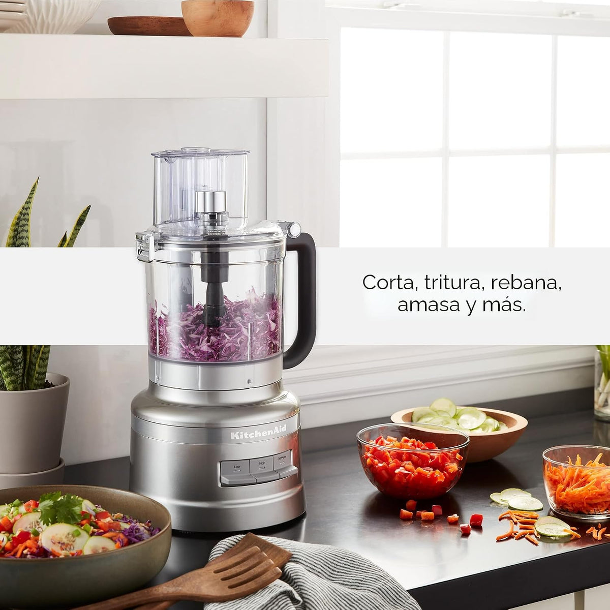 KitchenAid - Procesador de alimentos de 13 tazas - KFP1318 | Soluci...