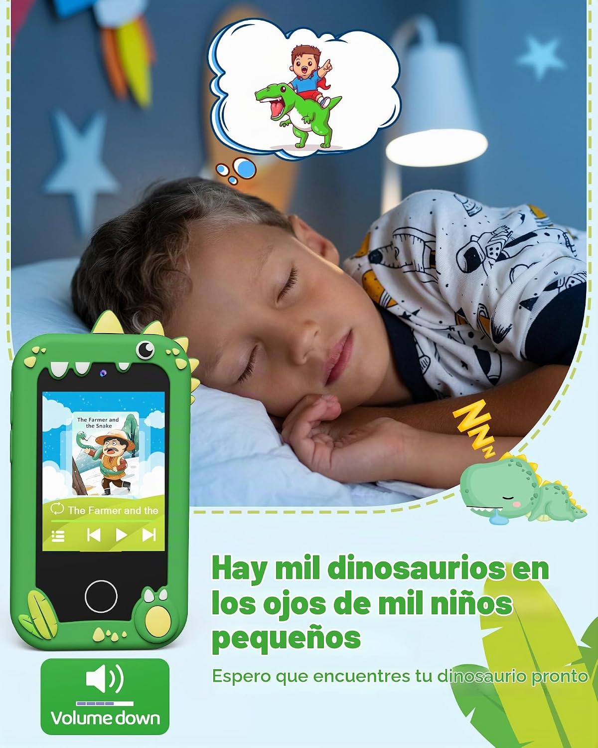 KOKODI Juguetes inteligentes para niños, pantalla táctil, doble cám...