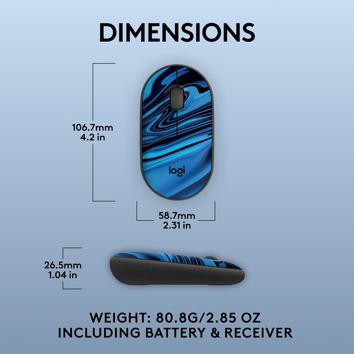Logitech Ratón inalámbrico silencioso ambidiestro compacto M340 - G...